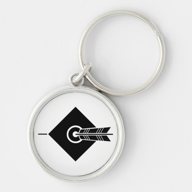 Arrow hit target key ring (Front)