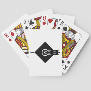 Arrow hit target Playing Cards