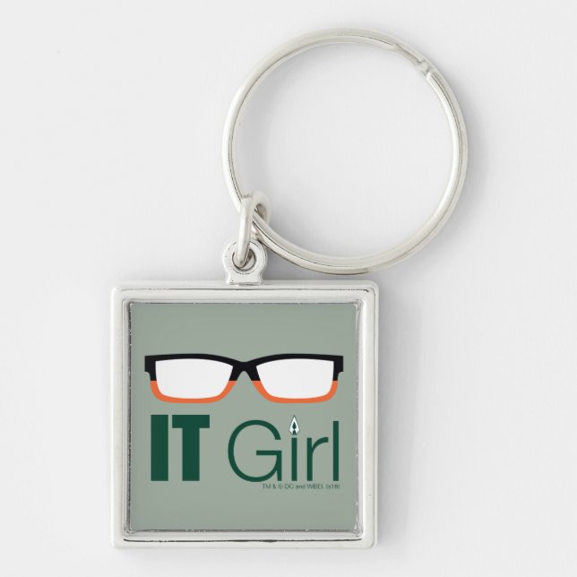Arrow | IT Girl Glasses Graphic Key Ring (Front)