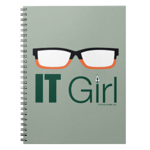 Arrow IT Girl Glasses Graphic Notebook