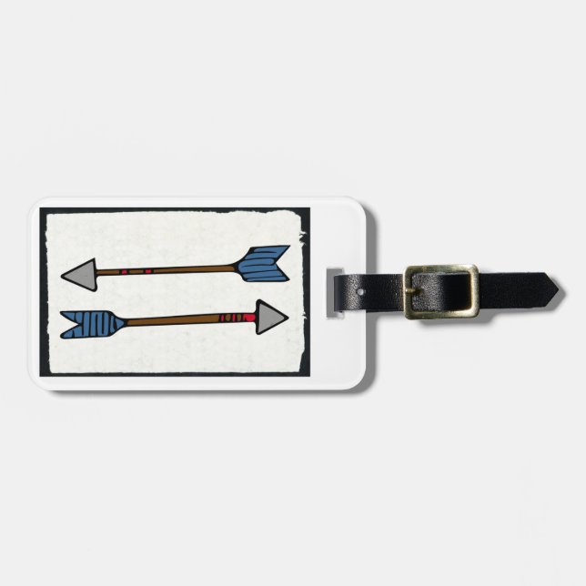 Arrow Luggage Tag (Front Horizontal)