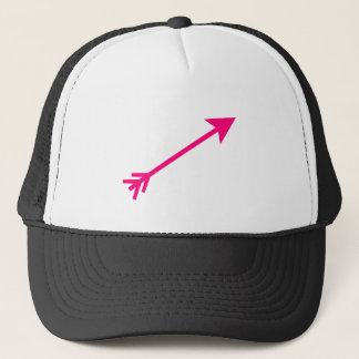 Arrow Magenta 35deg The MUSEUM Zazzle Gifts Trucker Hat