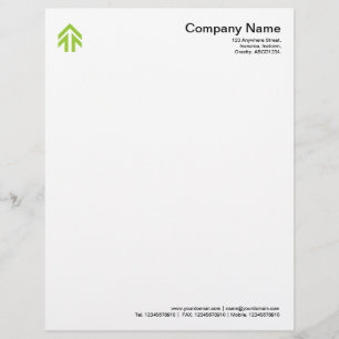 Arrow - Martian Green Customised Letterhead