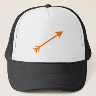 Arrow Orange 35deg The MUSEUM Zazzle Gifts Trucker Hat