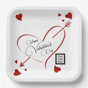 Arrow paper plate