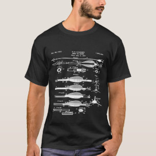 Arrow Patent Schematic Archery Blueprint Bow Hunti T-Shirt