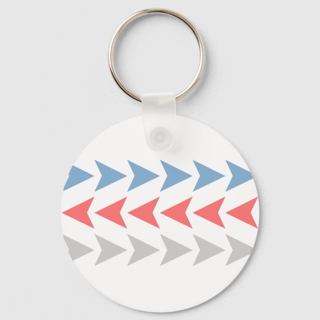 Arrow Pattern Key Ring (Front)