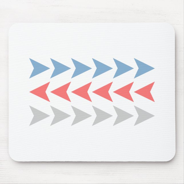 Arrow Pattern Mouse Mat (Front)