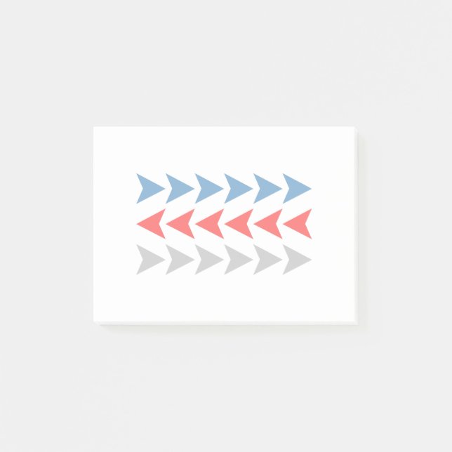 Arrow Pattern Post-it Notes (Front)