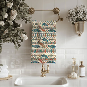 Arrow Pattern Towel Ethnic Touch for the Bath