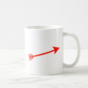 Arrow Red 15deg The MUSEUM Zazzle Gifts Coffee Mug