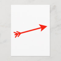 Arrow Red 15deg The MUSEUM Zazzle Gifts