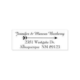 Arrow Return Address Self Inking Stamp