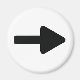 arrow right icon black magnet