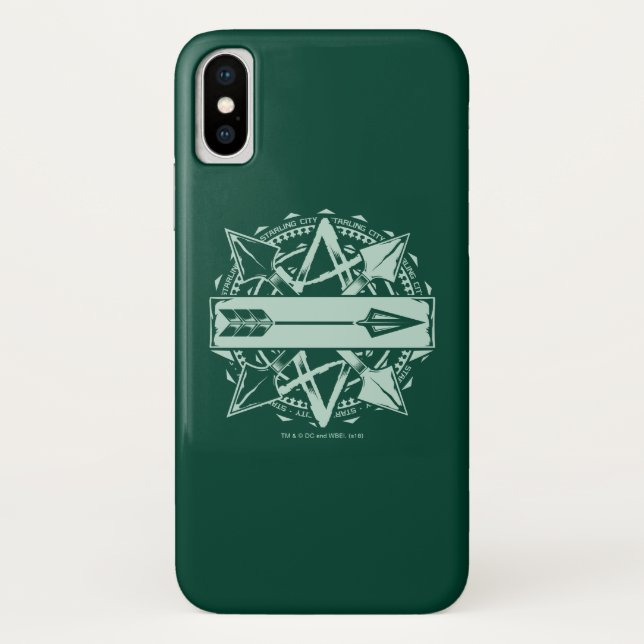 Arrow | Starling City Arrow Badge Case-Mate iPhone Case (Back)