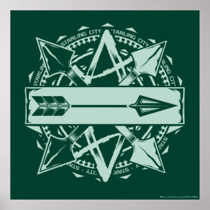 Arrow   Starling City Arrow Badge Poster