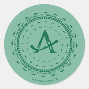 Arrow   Starling City Arrow Logo Classic Round Sticker