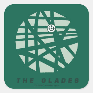 Arrow | The Glades City Map Square Sticker