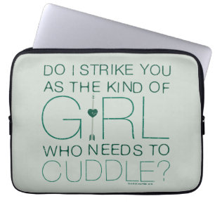 Arrow The Kind Of Girl Who Needs To Cuddle? Laptop Sleeve