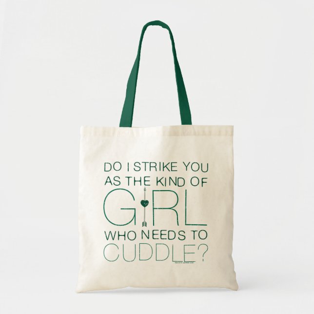 Arrow | The Kind Of Girl Who Needs To Cuddle? Tote Bag (Front)