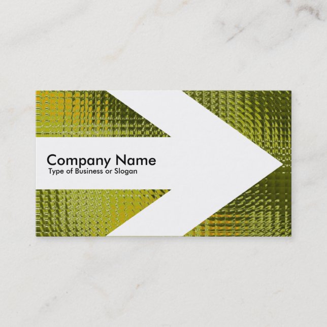 Arrow v3 (White) - The Green Window Business Card (Front)