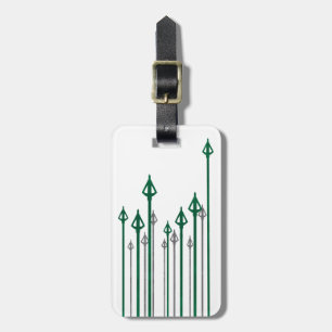Arrow Vertical Arrows Graphic Luggage Tag