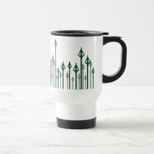 Arrow   Vertical Arrows Graphic Travel Mug