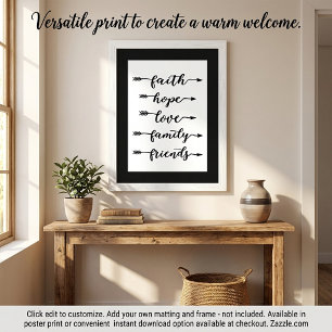 Arrow words poster