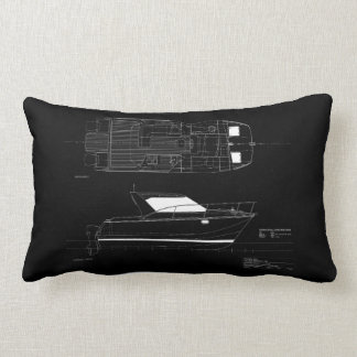 ArrowCat 30 Line Drawing and Logo Pillow