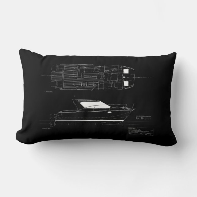 ArrowCat 30 Line Drawing and Logo Pillow (Front)