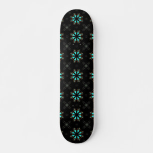 Arrowhead Feathers Pow-wow Pattern Thunder_Cove Skateboard
