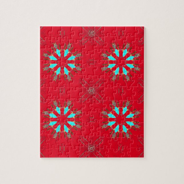 Arrowhead Feathers Pow-wow Thunder_Cove Jigsaw Puzzle (Vertical)