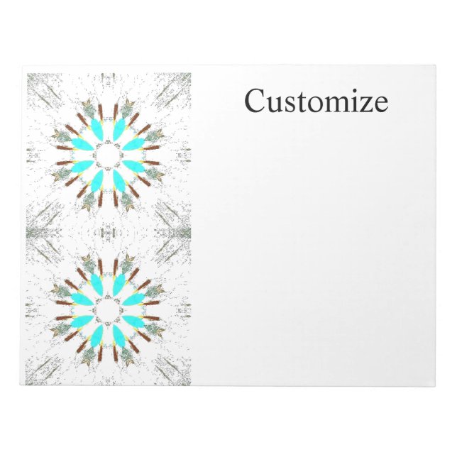 Arrowhead Feathers Pow-wow Thunder_Cove Notepad (Front)