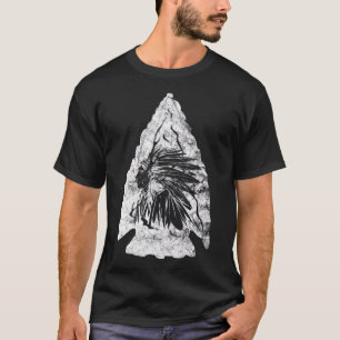 Arrowhead Hunter Indian Chief Relic Hunting Native T-Shirt