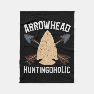 Arrowhead Hunter Shirt Funny Arrowhead Huntingohol Fleece Blanket