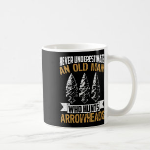 Arrowhead Hunter Shirt Old Man Grandpa Arrowhead H Coffee Mug