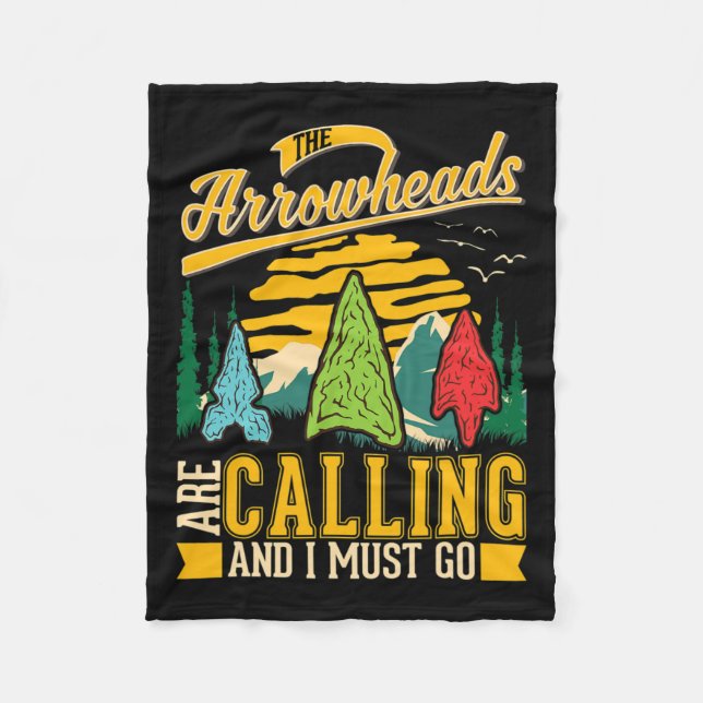 Arrowhead Hunting Arrowhead Hunter  Fleece Blanket (Front)