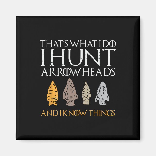 Arrowhead Hunting Hunting Lover Gift  Magnet (Front)