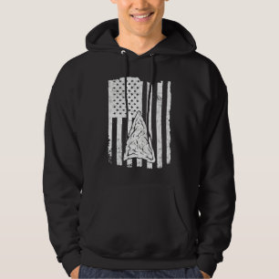 Arrowhead Hunting USA Flag Arrowhead Hunter  1 Hoodie
