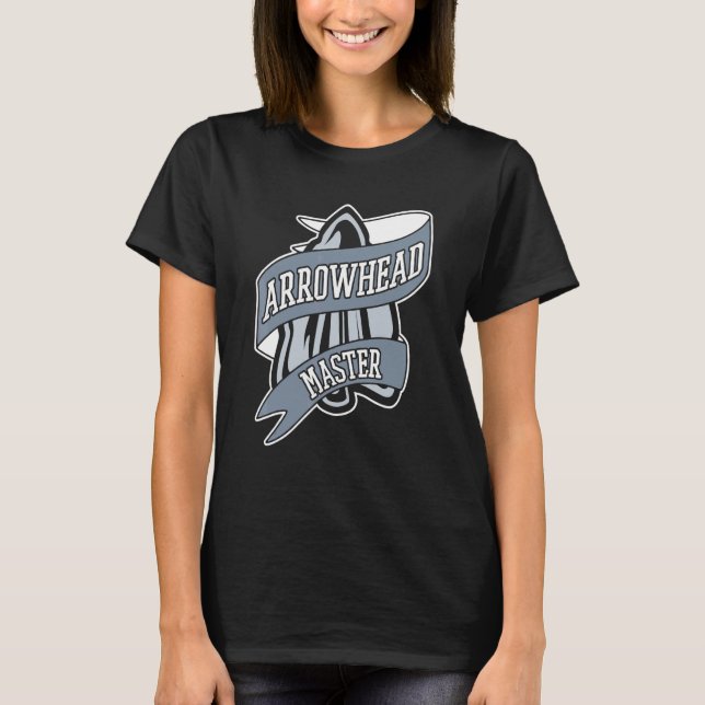 Arrowhead Master Rocks Flint Artefact Arrowhead Co T-Shirt (Front)