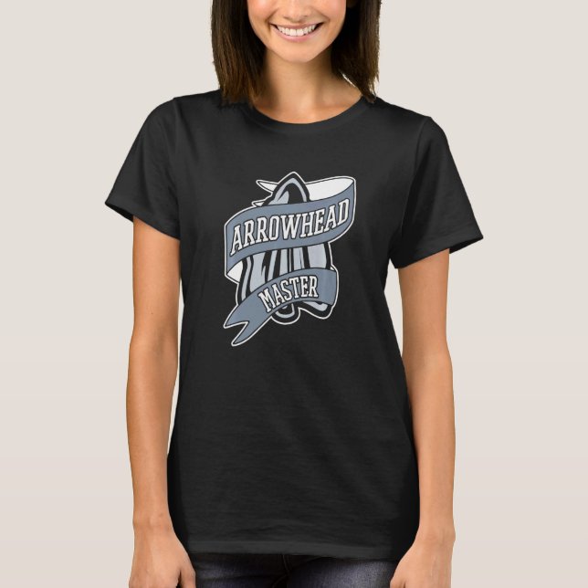 Arrowhead Master Rocks Flint Artefact Arrowhead Co T-Shirt (Front)