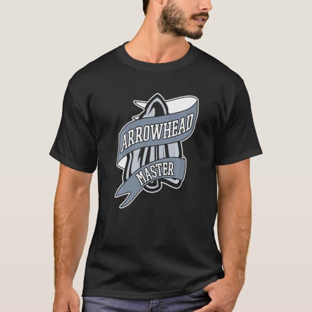 Arrowhead Master Rocks Flint Artefact Arrowhead Co T-Shirt (Front)