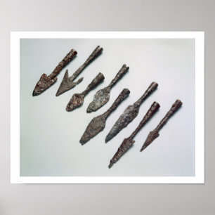 Arrowheads, Iron Age (iron) Poster