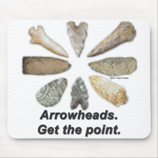 Arrowheads Points Mouse Mat
