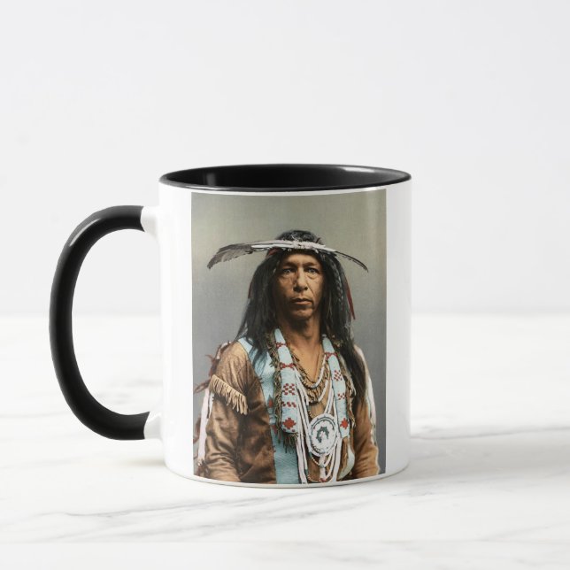 Arrowmaker An Ojibwa Brave1903 Vintage Indian Mug (Left)
