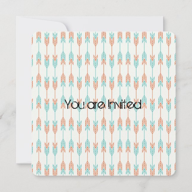 Arrows Baby Shower Invitation (Front)