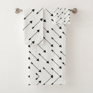 arrows bath towel set