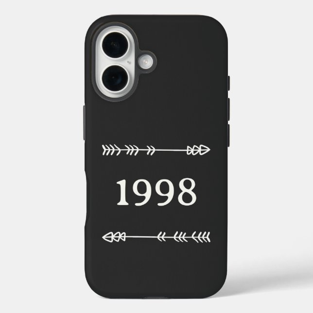 Arrows, circle and your number or year Case-Mate iPhone case (Back)