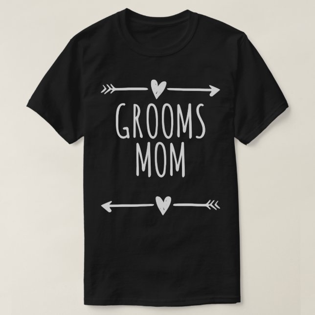 Arrows Hearts Funny Grooms Mum 46  T-Shirt (Design Front)
