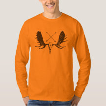 Arrows Hunting Moose Skull Antlers hunter's orange